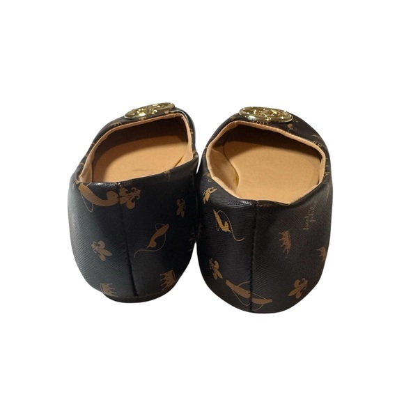 New Baby Phat Black and Gold Flats - Picture 3 of 4